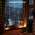 thumbnail image 3 of eXemptCares Dreamcolor Curtain String Lights 96 LEDs 3 x 5 FT Hello Fairy App and Remote Control, 3 of 5