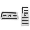thumbnail image 3 of Chrome Gas Accelerator Pedal and Break Pedal Cover Non-Slip For Honda N-BOX N-VAN N-WGN N-ONE JF JH JG JJ, 3 of 5