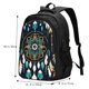 thumbnail image 5 of Balery Boho Dreamcatcher Mochila con carga USB para hombre y mujer - Mochila impermeable y antirrobo para laptop con puerto USB para viajes, trabajo, 5 of 7