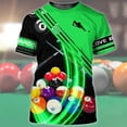 thumbnail image 3 of Love Billiards Snooker Fitness T Shirt 3D Print Gym Clothing Men Shirts Fashion Streetwear T-shirt Funny Unisex Short Sleeve Top, 3 of 5