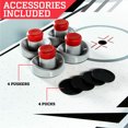 thumbnail image 3 of ESPN Table de Hockey à Air 7 Pieds avec Marqueur Électronique, 2 Palets et 2 Poussoirs, 3 of 12