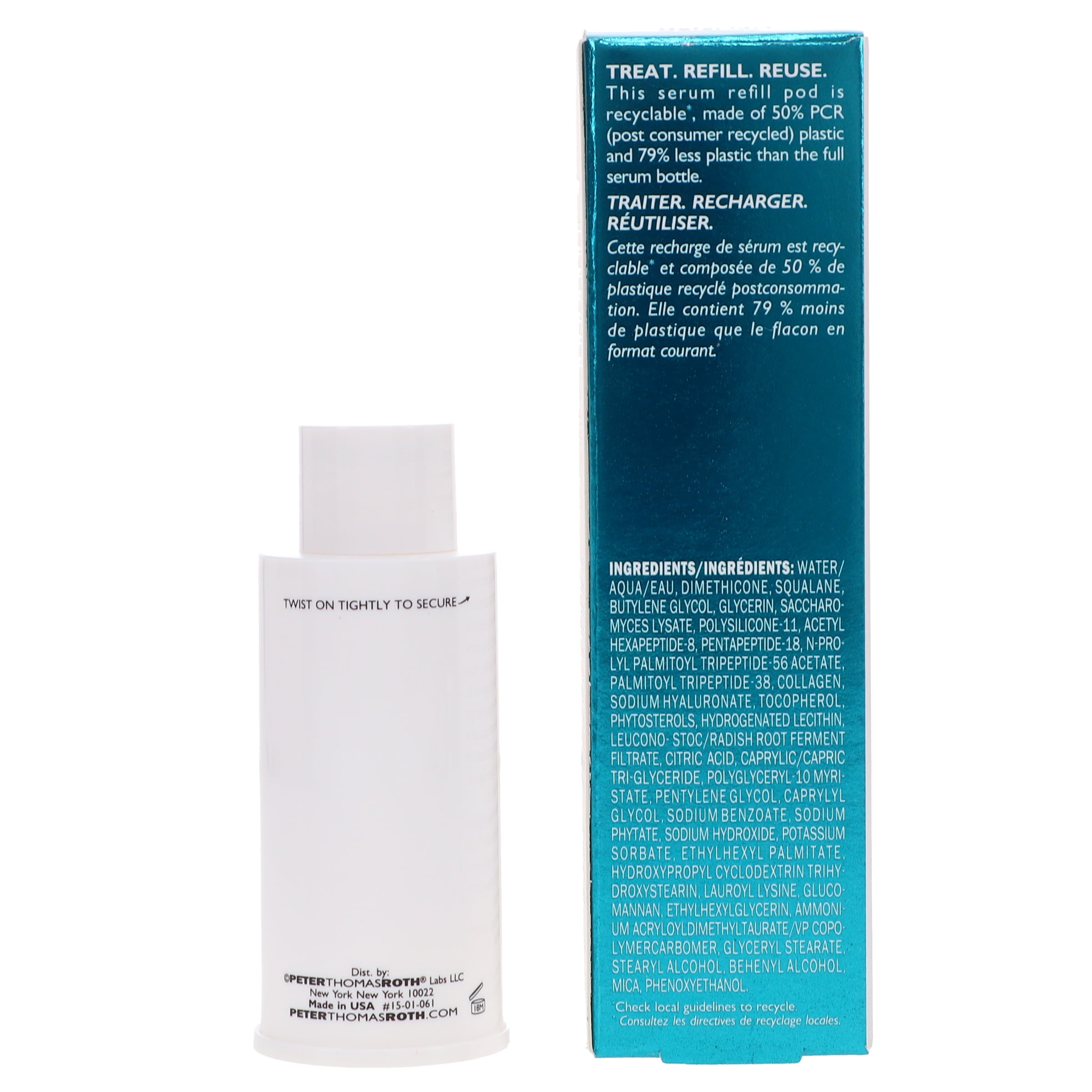 Peter Thomas Roth Peptide Skinjection Wrinkle Fix Serum Refillable Pod 1 oz