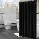 thumbnail image 4 of Monstrate Forro de cortina de ducha Forro de ducha lavable Juegos de accesorios de baño Negro 260x200cm, 4 of 6