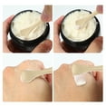 thumbnail image 5 of Unique Bargains 2 Pcs Mini Makeup Cosmetic Spoon Hangable Fan Shape Facial Mask Spatula Gold Tone, 5 of 6