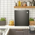 thumbnail image 2 of Kenmore Mini Réfrigérateur 1,7 pi³ avec compartiment congélateur, réfrigérateur compact à porte simple, Energy Star, porte réversible, noir, 2 of 8
