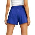 thumbnail image 6 of Cueply Women's Running Shorts High Waisted Athletic Gym Workout Shorts with Liner Zipper Pockets, 6 of 7