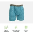 thumbnail image 4 of Bamboo Boxer Briefs - Caribbean Blue Wave by Cariloha for Men - 1 Pc Boxer (XL), 4 of 7