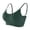 Green, variant on Aoochasliy Bras for Women Ladies Ruched Sports Bras Padded Workout Tops Medium Support Crop Tops