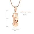 thumbnail image 2 of Cremation Jewelry for Ashes Mini Little Car Shape Urn Pendants for Ashes Holder Memorial Keepsake Urn Necklace Cool Necklace, 2 of 7