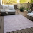 thumbnail image 6 of Addison Rugs Chantille Indoor/Outdoor Transitional Stripes Blush Washable Rectangle Rug, 5' x 7'6", 6 of 6