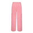 thumbnail image 4 of acuever High Waist Pants for Women Trendy Sweat Pants Keyufang Women 2 Piece Pleated Outfits Trendy Short Sleeve Button Down, 4 of 5