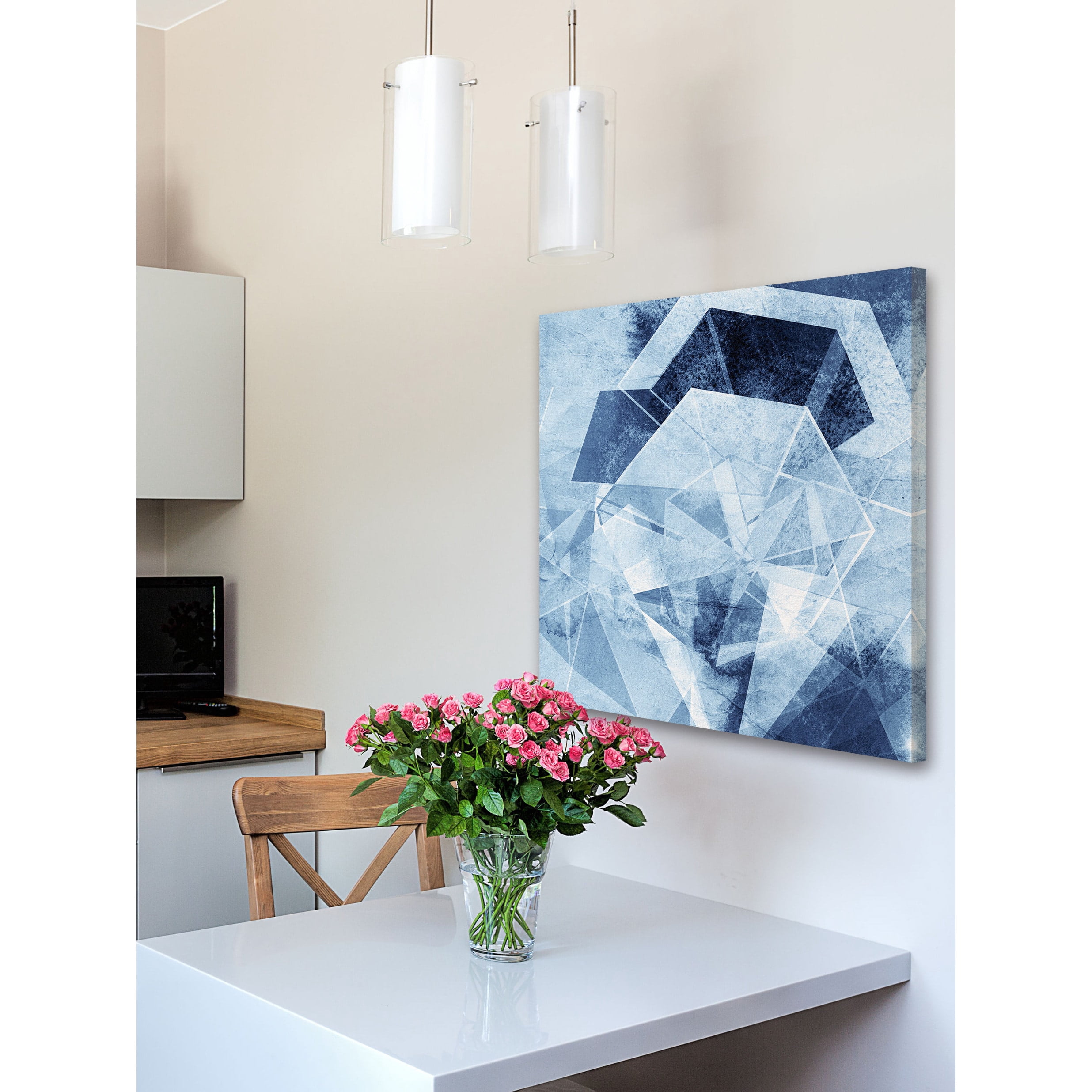"Shimmering Appendix" Painting Print on Wrapped Canvas