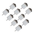 thumbnail image 3 of 10pcs Mini Electric Motor High Speed Low Noise Small Dc Motors For Hobby Diy Toys Cars, 3 of 4