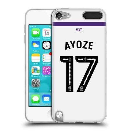 OFFICIAL NEWCASTLE UNITED FC NUFC 2016/17 PLAYERS THIRD KIT 1 SOFT GEL CASE FOR APPLE IPOD TOUCH (Newcastle United Best Players)