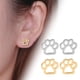 thumbnail image 3 of Y Joyería Hueco Perro Gato Pendientes Cute Pet Huella Animal Pendientes, 3 of 4