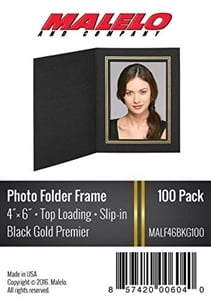 Better Crafts Cardboard Photo Folder 4x6 Pack of 100 White