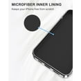 thumbnail image 5 of iPhone 14 Pro Max Case with Ring Holder Magnetic Kickstand, Slim Thin TPU [Soft Microfiber Lining] Anti-Scratch Matte Full-Body Shockproof Protective Phone Case for iPhone 14 Pro Max Black, 5 of 12