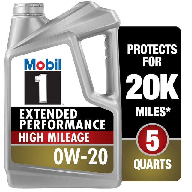 Aceite de Motor Mobil 1 Extended Performance High Mileage 0W-20 5QT