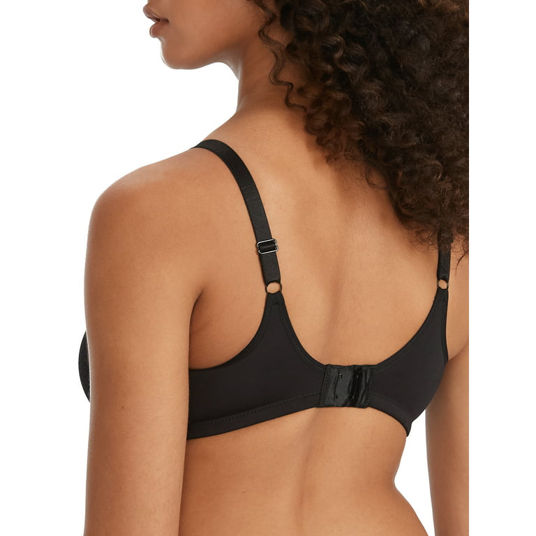 Smooth Charm Padded Non-Wired T-Shirt Bra - Black