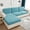 blue, variant on Sectional Couch Cover Velvet Separate Couch Cushion Covers Soft Stretch Sofa Slipcovers Clearance Army Green