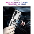 thumbnail image 4 of Grade Drop Impact for Samsung Galaxy A13 5G Case Galaxy A13 Case 360 Metal Rotating Ring Kickstand Holder  Heavy Duty Shockproof Case for Galaxy A13 5G Phone Case (Silver), 4 of 16