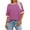 Hot Pink, variant on JGTDBPO Summer Tops for Women Oversized Striped T Shirts Short Sleeve Crewneck Pullover Tops Casual Color Block Loose Basic Tee Shirts 2024 Trendy Clothes