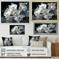 thumbnail image 4 of Designart "Serene Petals Of White And Yellow Orchids" Orchids Wall Decor, 4 of 7
