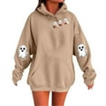 thumbnail image 2 of Heisall Womens Hoodies 2025 Autumn Winter Halloween Print Hooded Long Sleeve Pocket Loose Casual Fashion Sweatshirts, 2 of 3