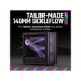 thumbnail image 5 of Cooler Master MasterBox 600 ATX Black Mid-Tower Case, Back-Connected Motherboard Asus|MSI|Gigabyte, 410mm GPU Max, *420mm AIO Max, Type C, Tempered Glass, Triple 140mm SickleFlow PWM, FineMesh, 5 of 5