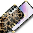 thumbnail image 4 of FKBRCL4U Compatible with Samsung Galaxy S22 Plus Case, Seamless Gold Chain Leopard Luxury Golden Decoration for Girl Women Soft TPU Shockproof Protective Hard PC Back, 4 of 7