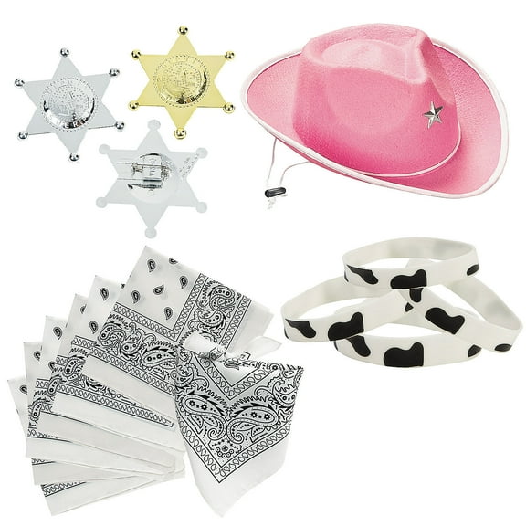 Cowgirl Dress-Up Kit - 48 Pc