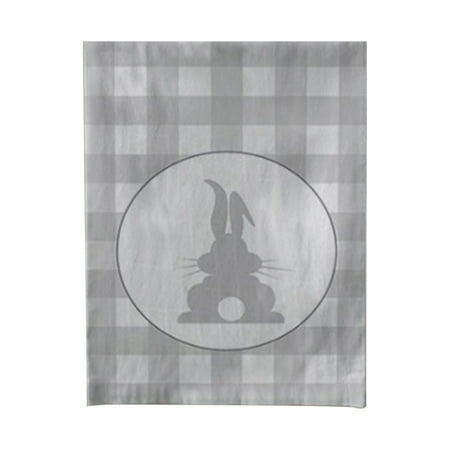 

Wanwan Table Runners Waterproof Easy to Use Colorful Easter Bunny Table Runner for Indoor