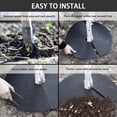 thumbnail image 5 of Tutuviw 4 Pack Reusable Tree Mulch Ring, 24.4in Non-Woven Tree Protector Mat, Plant Root Protection, Tree Ring Weed Fabric Cover with 16 Pcs Stakes Staples for Landscape Control, 5 of 7
