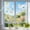Color 1, variant on 6Pcs Spring Summer Daisy Window Stickers, Double-Side Glass Decals Shiny Rainbow Prism Anti Collision Window Clings for Mirror Glass Display Shop Office Supplies