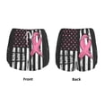 thumbnail image 3 of Cauagu Ribbon Breast Cancer Awareness Print Women's 2 in 1 Running Shorts Athletic Workout Gym Yoga Shorts Running Shorts for Women-XX-Large, 3 of 7