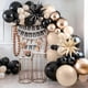 thumbnail image 4 of Kit de arco para globos BTZO negro, dorado y blanco arenoso con lámina en forma de estrella, 4 of 8