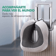 thumbnail image 5 of Cómodo Almohada De Viaje Espuma  Para Cuello Gris, 5 of 5