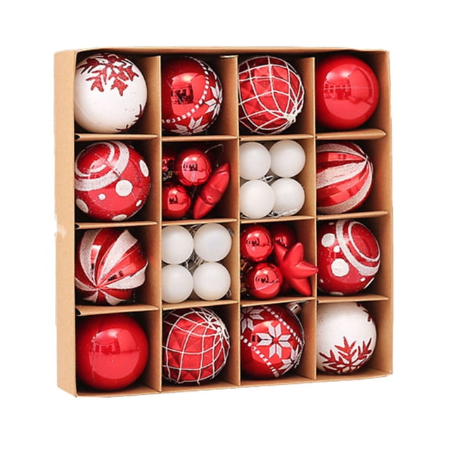 Adornos Para Árbol De Navidad Adornos Para Regalo 42 Piezas Dibujos O Motivos Navideños En Colores Adornos Decorativos Para Navidad