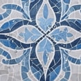 thumbnail image 5 of Pratyus Mosaic Arabesque Tile Printed Shower Curtain, Easy Care 100% Polyester Fiber, Home Bathroom Decoration with Hooks 36x72, 5 of 7