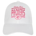 thumbnail image 2 of Girls Youth Green Bay Packers All White Structured Adjustable-Hat, 2 of 3