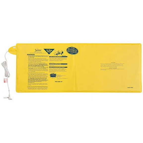 Secure 12” x 30” Bed Sensor Pad, Yellow - For Use With All Secure Alarm Monitors