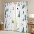 thumbnail image 2 of Feelyou Est Ski Sleep Black Out Curtains, Winter Sports Curtains Pack of 2 (42x63 Each), 2 of 6