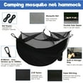 thumbnail image 2 of Gold Armour Camping Hammock - Extra Large Double Parachute Hammock Black, 2 of 5