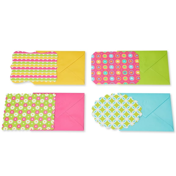 American Greetings Patterned Blank Note Cards, 40-count, Envelopes Included