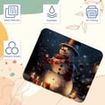 thumbnail image 3 of Snowman Mousepad 8.3x9.8 Inch Square Non-Slip Rubber Bottom Printed Desk Mat - Suitable for Office and Gaming, 3 of 6