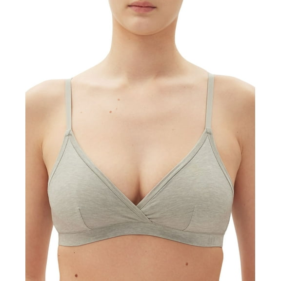Gap Body Womens Breathe Full Coverage Bralette GPW00153 Heather Gray L