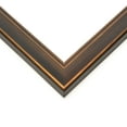 thumbnail image 3 of 15x35 Frame Golden Caramel Solid Wood Bronze Picture Frame | 1.25 Inch Moulding Width | 0.5 Inch, 3 of 8