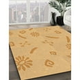thumbnail image 2 of Ahgly Company Indoor Square Patterned Carrot Orange Area Rugs, 7' Square, 2 of 6