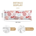 thumbnail image 2 of Naloa Tropical Corals Seahorse Super Soft 20x60 Body Pillow Case,Long Side Hidden Zipper（PILLOWS ARE NOT INCLUDED）, 2 of 6