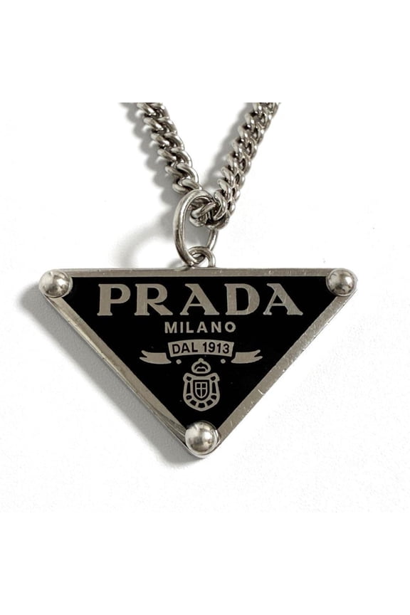 Pre-Owned Prada Men's and Women's Symbol Necklace Pendant (Good)